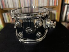 DW USA Performance Series 10”x8” Rack Tom Drum Black w/ Chrome Hardware & Mount picture
