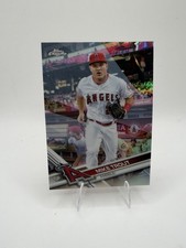 2017 Topps Chrome - Mike Trout #200 Refractor White Jersey picture