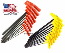 Bondhus 18pc T Handle Ball End Hex Wrench Set Metric SAE Standard MADE IN USA picture