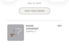 Rhode Carabiner  Clip Limited Edition NEW 🩷💕🩷 Confirmed Order picture