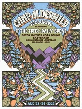 Camp Alderwild Poster Of The Trees Telluride Aug 28-29 2026 Art Print Decor picture