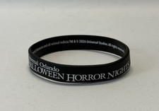 Universal Studios Rubber Celebration Bracelet HHN Halloween Horror Nights 2026 picture