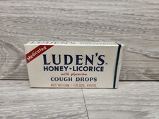 Ludens Honey Licorice Cough Drops With Glycerine Vintage HTF Collectors Item picture