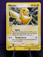 Pikachu *SWIRL* 012 Nintendo Black Star Promos Holo Pokemon MP picture
