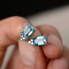 Women Fashion Stud Earrings Elegant Wedding Engagement Earring Party Jewelry picture