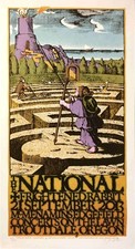 The National Poster McMenamins 2013 w Frightened Rabbit S/N by Gary Houston COA picture