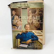 Norman Rockwell My Adventures as an Illustrator HC 1st Ed 1960 Damaged. picture