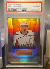 2024-25 Spx - Finite Achievement Alex Ovechkin #A-5 Gold /25 PSA 10 POP 2 picture