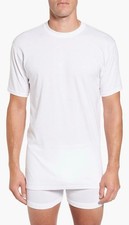 NEW Nordstrom Supima Cotton Crewneck T-Shirt - Single Shirt - White - Large picture