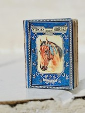 Handcrafted Miniature 1:12 Scale Vintage Inspired Equestrian Book  picture