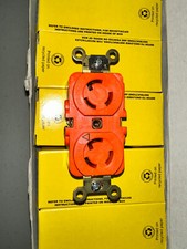 Hubbell/Leviton IG4700 Twist Lock Duplex Receptacle 15A 125V - LOT's of 10 unit picture