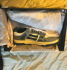 AMIRI Men’s Colorblock Low Top Lace-Up Athletic Sneakers Blue/White Pre-Owned picture