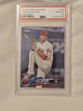 2018 Topps Chrome #150 SHOHEI OHTANI Pitching Angels RC Rookie PSA 10 picture