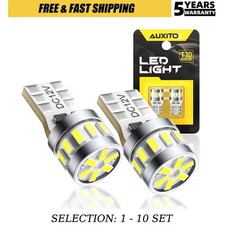 2-20X T10 W5W 194 168 White LED Headlight License Plate Reading Dome Light Bulb picture
