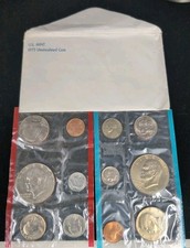 1975 Uncirculated Coin Set U.S Mint Original Government Packaging OGP picture