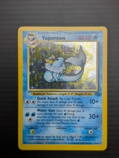 Pokémon TCG Vaporeon Jungle 12/64 Holo Wizards Base Set Holo Rare picture