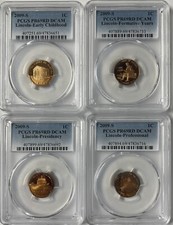 2009 S Lincoln Cent Proof 4 Coin US Mint Bicentennial Set PCGS PR69RD DCAM picture