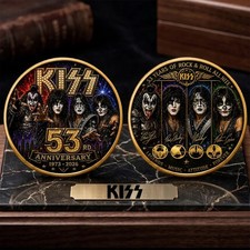 KISS 53th Anniversary 1973-2026 Commemorative Coin picture