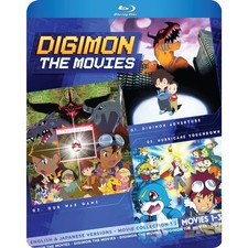 Digimon The Movies 1-3 Collection Blu-ray English Dub Japanese Audio Subtitles picture