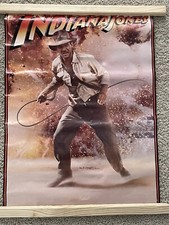 Original 1981 Indiana Jones Raiders of the Lost Ark 20x28 Poster Whip 0724 picture