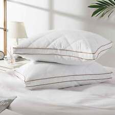 Peace Nest Set of 2 Bed Pillows Gusset Down Feather , King or Queen Size picture