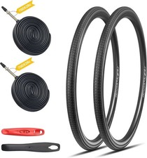 2-Pack 700x28/32/35c Road Bike Tire Set, Foldable Tires with Presta 700x32c Set picture