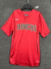 Arizona Diamondbacks Jersey Mens Small Red MLB Baseball Nike D-Backs Custom picture