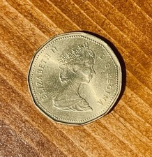 Rare Canada 1987 $1 Loonie Coin KM# 117 Elizabeth II D.G. Regina w Mallard Duck picture