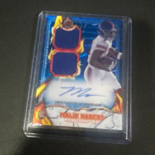 Topps 2024 Resurgence Ignite RPA Malik Nabers Giants Blue Surge /99 IPA-MN picture