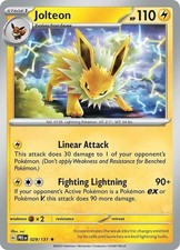 Jolteon - 029/131 - Holo Rare (Near Mint) Prismatic Evolutions - Lightning Pokém picture