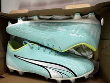 Puma Ultra Play FG AG Soccer Cleats Shoes Teal White 107224-03 Men's Size 12 picture