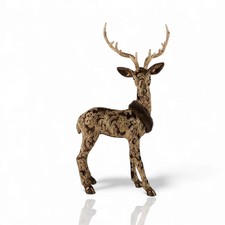 PRE-ORDER 29.5 Brown Chocolate Standing Deer Christmas Decor *SHIPS 10/2026* NEW picture