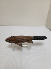 Vintage Karl Johnson Fish Decoy Beaver picture