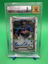 Michael Harris II 2020 Bowman Chrome 1st Bowman Auto #CPA-MH BGS 9 picture