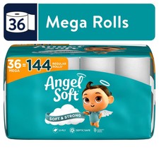 Angel Soft 2-Ply Toilet Paper, 36 Mega Rolls  Soft Strong Flushable ing picture