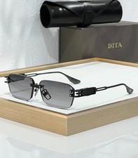 DITA HYPERLUX-3000 Sunglasses Black Gray Rimless Full Box Set New Japan picture