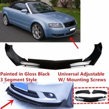 Add-on Universal For 2003-2006 AUDI A4 Convertible B6 Front Bumper Lip Splitter picture