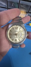 Orient Automatic Men's Watch Cream Dial Japan Movt 50M Stainless Steel picture