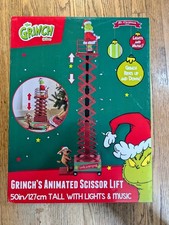 (NEW) Mr Christmas Grinch 50 in. Animated and Musical Lift picture