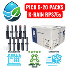 K-Rain RPS75 4in Pop-Up 3/4in Rotor Sprinkler Heads 5 10 20 Pack Tool Nozzles picture