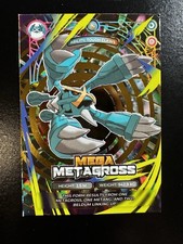 MEGA METAGROSS - POKEMON MEGA EVOLUTIONS PRISMA CCG GOLD FOIL picture
