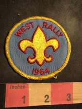 Vtg 1964 WEST RALLY Boy Scouts Patch 91C3 picture
