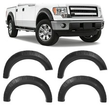 [4PCS] Pocket Riveted Wheel Fender Flare For 2009-2014 Ford F150 F-150 Styleside picture