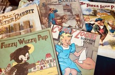 Vintage Children's Collectible Books (5) Early/Rare/, Fantastic Illustrations picture