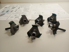 NEW OLD STOCK 1990 Vintage Amana Tool 3-Wing Slotting Cutter Router Bit Lot NOS picture