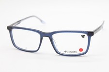 NEW COLUMBIA C8045 413 BLUE CLEAR AUTHENTIC EYEGLASSES 57-18 picture