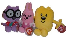 Ty Beanie Baby Set  WOW WOW WUBBZY, WIDGET & WALDEN NEW MWMTs Plush Stuffed Toys picture