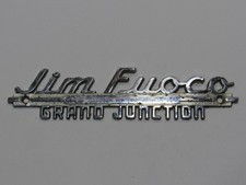 VTG Jim Fuoco Nash Grand Junction Colorado Metal Dealership Badge Emblem Tag CO picture