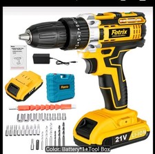 21V Cordless Drill 2-Speed 3/8
