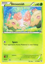Shroomish - 15/160 - Common (Lp) Primal Clash - Grass Pokémon picture